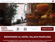 Tablet Screenshot of hotelvillava.com